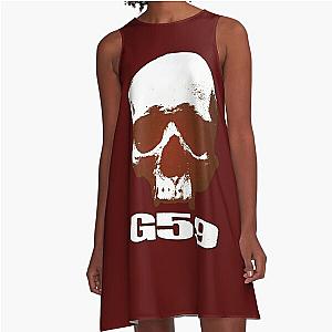 G59 – SKULL RED LOGO A-Line Dress