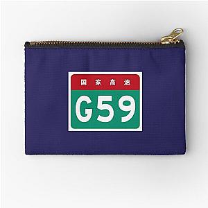 G59 Road Sign Zipper Pouch