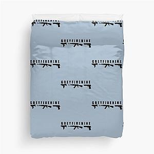 Grey five nine guns logo Duvet Cover