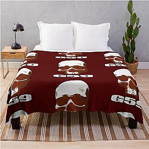 G59 – SKULL RED LOGO Throw Blanket