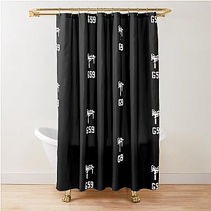 G59 // WHITE Shower Curtain