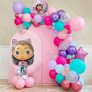 Gabby Dollhouse Cats Balloons Set For Birthday Party