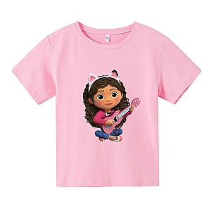 Gabby's Dollhouse Cute Cartoon T-shirt For Kids
