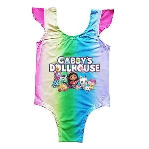 Gabby's Dollhouse Cartoon Girls Swimsuit