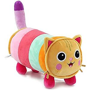 30cm Yellow Pillow Cat Gabbys Dollhouse Stuffed Toy Plush