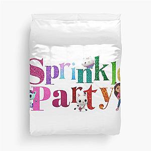 Glitterific! Sprinkle Party with the Gabby's Dollhouse Crew Duvet Cover