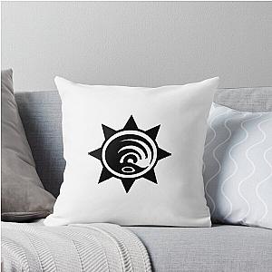 Gachiakuta Cleaners Logo Black Throw Pillow