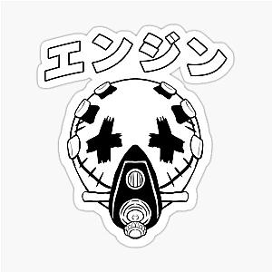 Gachiakuta Engine Mask T-shirt Sticker