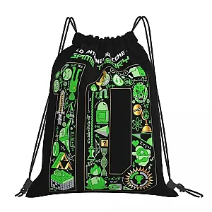 Game Theory Drawstring Bags - 10th Anniversary Backpacks Casual Portable Drawstring Bags