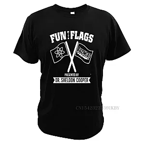 Game Theory T-shirt - The Big Bang Theory Fun With Flags  T Shirt