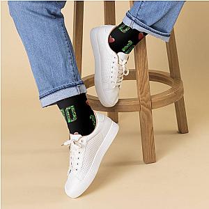 Game Theory Socks Heart Socks Black