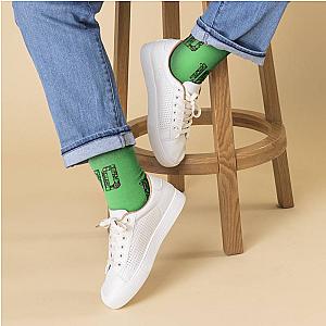 Game Theory Socks Plain Green Socks