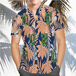 Game Theory Hawaiian Shirt Blue Leaves Hawaiian Shirt