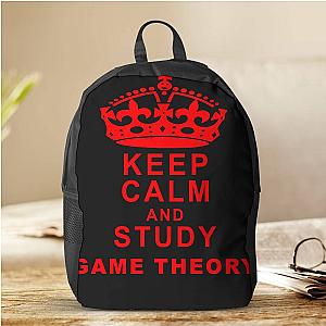 Game Theory Backpack Keep Calm and Study Game Theory Backpack