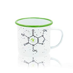 Caffeine Chemistry Enamelware Mug