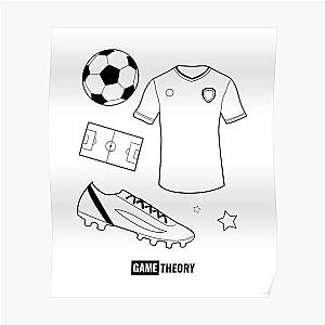 Game Theory - Football/Soccer Design Poster