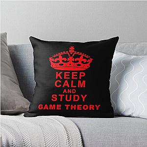Keep Calm and Study Game Theory - Game Nerds Gift Ideas Throw Pillow Cover