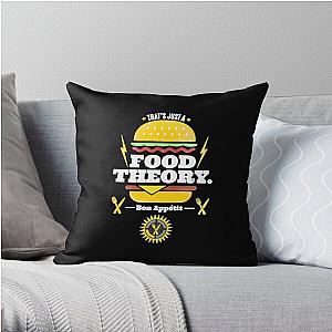 Game Theory Food Theory Flaming Hot Throw Pillow Cover