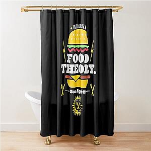 Game Theory Food Theory Flaming Hot Shower Curtain