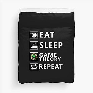 Eat Sleep Game Theory Repeat Essential T-Shirt Duvet Cover