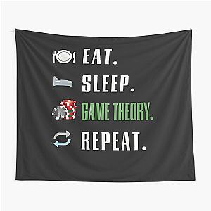 Eat Sleep Game Theory Retire Tapestry