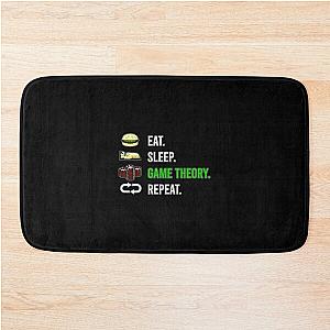 Eat Sleep Game Theory Repeat Funny Hobby Poker Player Gift Bath Mat