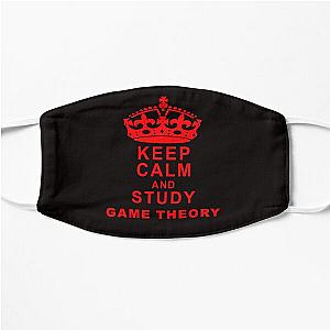 Keep Calm and Study Game Theory Game Nerds Gift Ideas Flat Mask