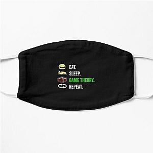 Eat Sleep Game Theory Repeat Funny Hobby Poker Player Gift Flat Mask