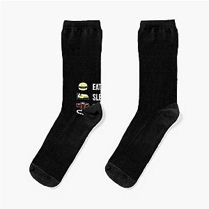 Eat Sleep Game Theory Repeat Funny Hobby Poker Player Gift Socks