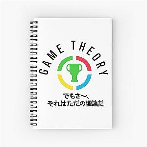 Game Theory Merch Theory Core Kanji Spiral Notebook