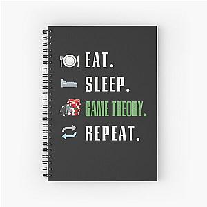 Eat Sleep Game Theory Retire Spiral Notebook