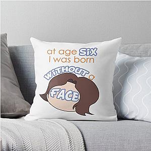 Game Grumps Pillows - Game Grumps - "At Age Six, I Was Born Without a Face" Throw Pillow RB2507