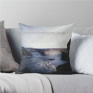 Game Grumps Pillows - Game Grumps "I'm gonna f**king pre, dude." Aesthetic Quote Poster  Throw Pillow RB2507