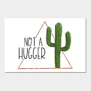 Game Grumps Posters - Not A Hugger Funny Nonhugger No Hugs Novelty Graphic design Poster TP2202