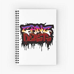 Gang Beasts Logo Design Spiral Notebook