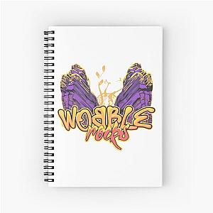 ganja white night merch Wobble Rocks Spiral Notebook