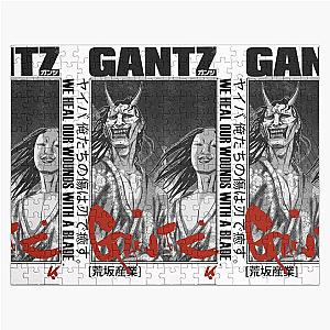 Gantz, Hannya Mask Yokai Samurai Aliens Jigsaw Puzzle