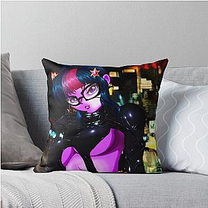 Twilight Sparkle with Gantz Suit Version 02 Throw Pillow