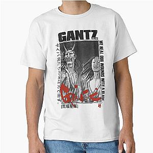 Gantz Hannya Mask Samurai Yokai Aliens Classic T-Shirt