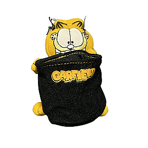 11cm Garfield Cartoon Cat and Black Bag Doll Plush