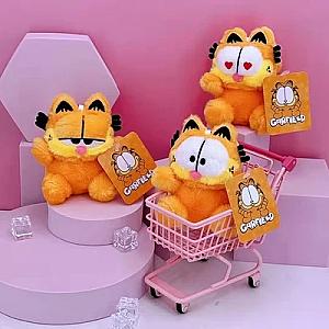 Cartoon Anime The Garfield Show Plush Doll Toy 1pcs Random Key Chain