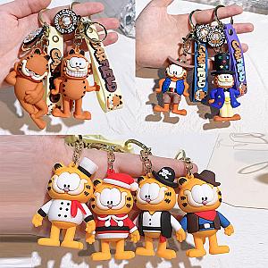 Garfield Phone Bag Ornament Cat Keychain