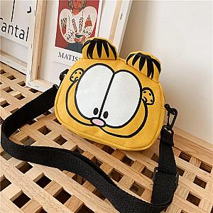 Cartoon Garfield Yellow Single-Layer Shoulder Bag