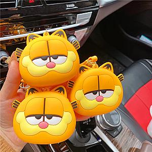 Garfield Cute Cartoon Zero Wallet Waterproof Portable Earphone Storage Bag