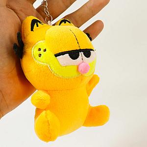 Garfield Classic Cartoon Characters Cute Plush Doll Keychain