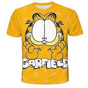 The Garfield Show Anim Cute Cartoon 3D Printed T-shirts for Boys