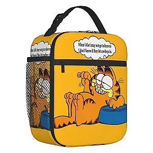 Funny Garfields Quote Lunch Bag for Work School