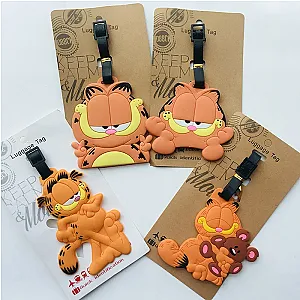 Garfield Silicone Luggage Tag Identification Classification Card