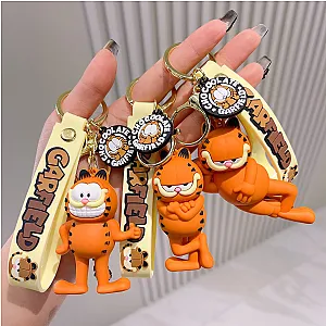 Cartoon Anime Garfield Keychain