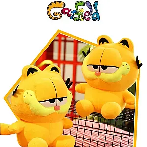 20cm Yellow Garfield Cartoon Cat Toy Cute Plush